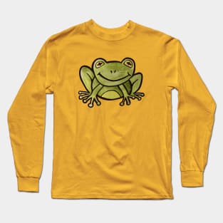 Cute Frog Long Sleeve T-Shirt